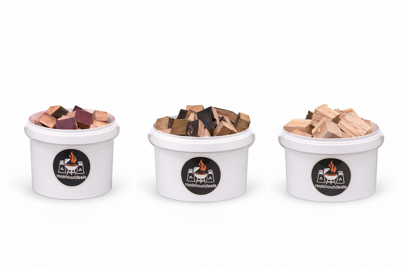 Rookchunks Tasting Box Premium - Weinfass, Whisky und Hickory